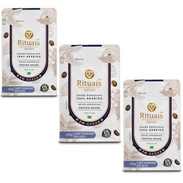 Imagem de Café 3 Corações Rituais Frutas Secas Kit 3 unid de 250g - Três Coraçõe