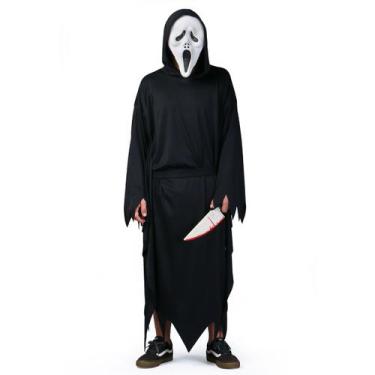 Imagem de Fantasia Pânico Premium Adulto Máscara Halloween - Sulamericana, UNICA