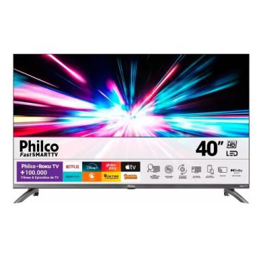 Imagem de Smart Tv Philco 40" Full HD Roku Tv HDR10 Dolby Audio PTV40 Bivolt