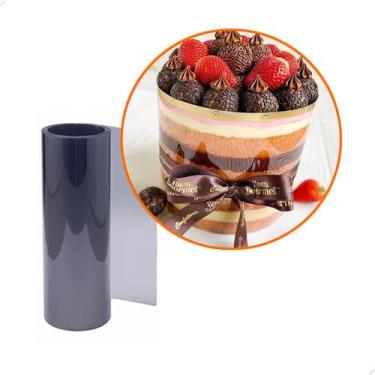 Imagem de Confeitaria Tira De Acetato Cinta para Bolo Tisunami Tira Pet 15cm x 2