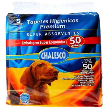 Imagem de Tapete Higiênico Premium Chalesco 90X60 - 50 Unidades
