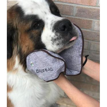 Imagem de Toalha HugeHounds DroolRag Macia e Absorvente Azul