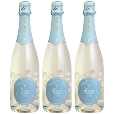 Imagem de Kit 3 Espumante Salton Poetica Blanc Demi Seco 750 ml