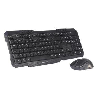 Imagem de Kit Teclado e Mouse sem Fio C3 Tech - ABNT2 - 1000dpi - Teclas Multimí