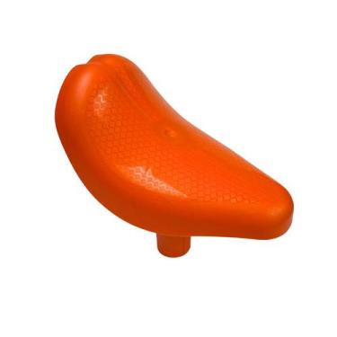 Imagem de Banco Selim Infantil Bicicleta Aro 12 Nathor Original Cor:Laranja Lona