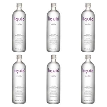 Imagem de Kit 06 Vodka Liquid First 950ml