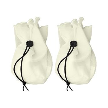 Imagem de Kit 2 Coador PP Voal Pérola Leites Vegetais Suco Verde Kefir