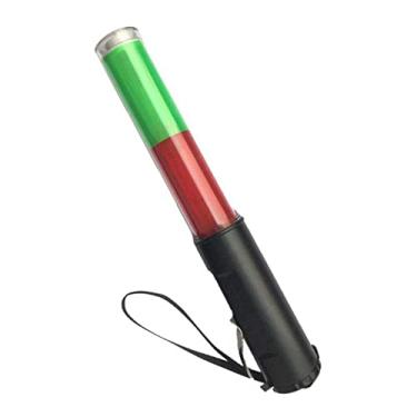 Imagem de Lanterna de segurança LED Serenable de 26 cm 4 modos movida a bateria – Vermelho verde, 26 cm