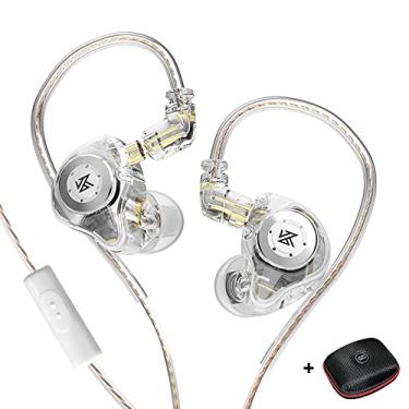 Imagem de Fone de Ouvido KZ EDX Pro com Microfone - Cristal + Case