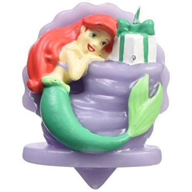 Imagem de Wilton Vela de aniversário Ariel da Princesa Disney, tamanho único, sortido