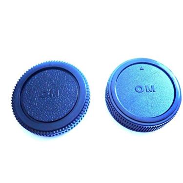 Imagem de Corpo da câmera com suporte OM + tampa de lente traseira para câmera Olympus OM1/2/4/10/20/30/40