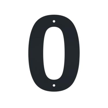 Imagem de Sfor Número Residencial De Aço Preto 0-1 Peça