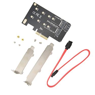 Imagem de Placa de expansão M.2, placa adaptadora M.2 para Pcie NGFF M.2 para SATA de alta capacidade M.2 chave B M.2 chave M para laptop para desktop