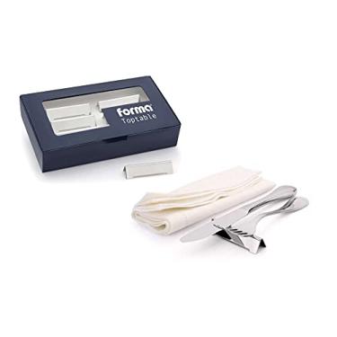 Imagem de Forma, 800084A, Descanso Para Talheres 6 Peças Apoio de Talheres de Mesa, cor Inox, Aço