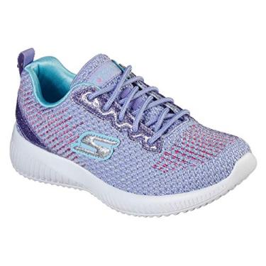 Imagem de Skechers Kids Girls' BOBS Squad-Glitter Charm Sneaker, Lavendar, 12 Medium US Little Kid
