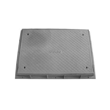 Imagem de Tampa Tampão de Chão ZD Simples de Ferro Fundido 120x95cm