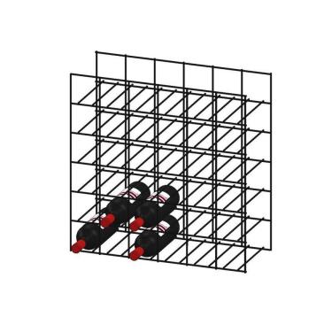 Imagem de Adega Tipo Nicho Aramado Para 36 Garrafas  Mod. 6L X 6A