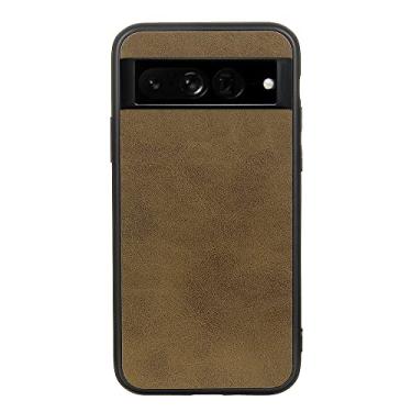Imagem de For Google Pixel 7 Pro Accurate Hole Two-color Texture PU Phone Case