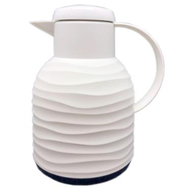 Imagem de Garrafa Térmica Emsa Samba Wave Branca 1L