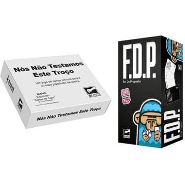 Kit fdp + Expansões fdp 2 ao 6 Foi de Proposito Jogo de Cartas