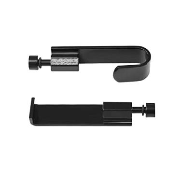 Imagem de LadyRosian Kits de ferramentas de reparo de amassados sem pintura de 90 graus com gancho em forma de U para porta e kit de reparos de borda de para-choque para reparo de danos de granizo automotivo de carro