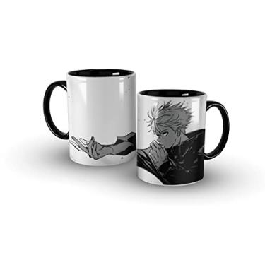 Imagem de LEAR Caneca Preta Satoru Gojo Jujutsu Kaisen - Porcelana - 325ML - X?cara - Caneca