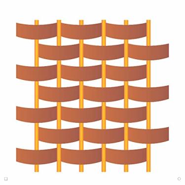 Imagem de Stencil de Acetato para Pintura OPA 14 x 14 cm - 1745 Cestaria Grande