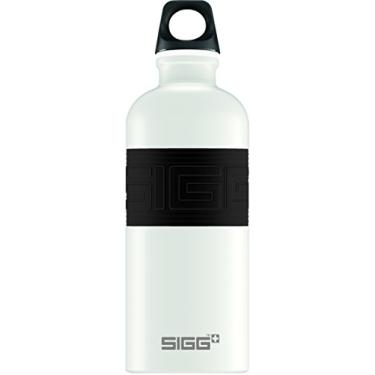 Imagem de SIGG Garrafa CYD com aderência branca branca/preta Tamanho: 0,6 L