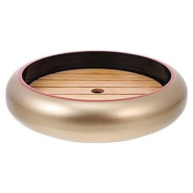 Imagem de Operitacx 2 peças de prato de sushi japonês Prato de sashimi Cozinha molecular Prato de sushi de gelo seco Bandeja de sashimi Prato de servir de sushi Prato de salmão para restaurante doméstico