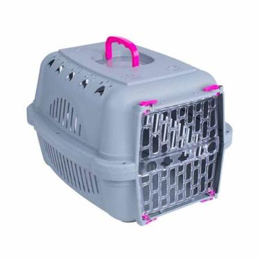 Imagem de Caixa De Transporte Durapets Elegance Pink Para Cães E Gatos - Tamanho