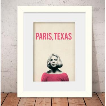 Imagem de Quadro Paris Texas Filme 56x46cm Vidro + Paspatur W2510