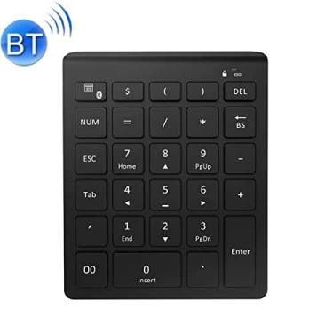 Imagem de BT302 28 Keys Laptop Mini Wireless Keyboard, Spec: Bluetooth (Black)