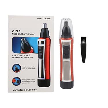 Imagem de Aparador de pêlos de orelha e nariz - Aparador de sobrancelhas e pêlos faciais indolor profissional para homens e mulheres, aparador operado por bateria
