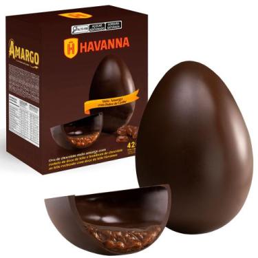 Imagem de Ovo De Páscoa Havanna Recheado C/ Chocolate Meio Amargo Dulce Leche Re
