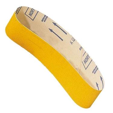 Imagem de Cinta de lixa Norton K 121 Grão 80 533 X 75 Mm Embalagem Com 03 Peças