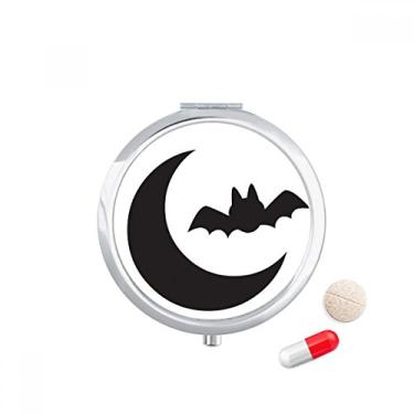 Imagem de Porta-comprimidos Moon Bat Happy Fear Halloween Caixa de armazenamento de remédios