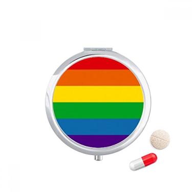 Imagem de Caixa de comprimidos de suporte para lésbicas gay Rainbow Gay, caixa de armazenamento de remédios