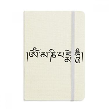 Imagem de Personagem sânscrito da alfândega, palavras, caderno, capa dura oficial, diário clássico