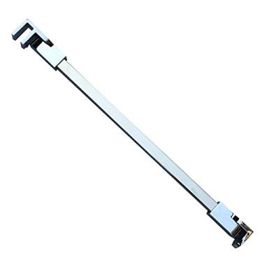 Imagem de Barra de suporte de parede a vidro para porta de chuveiro sem moldura de aço inoxidável de 90 cm / 35.4" para vidro grosso de 0,6 cm a 3/20.3 cm da M-Home (900 mm, cromado)