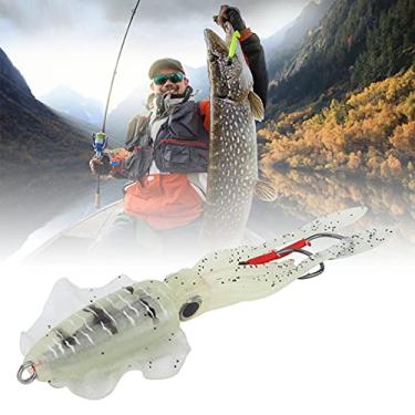 Imagem de Isca de simulação de lula, isca de pesca de lula de gel para pesca (luminosa)
