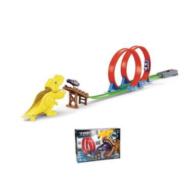 Pista de Carrinhos com Looping Speedster com 4 carrinhos Polibrinq - Pistas  de Brinquedo - Magazine Luiza