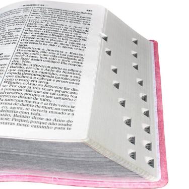 Imagem de Biblia Letra Gigante  Ra Rosa Claro Sbb