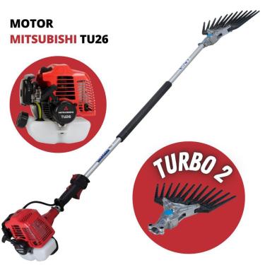 Imagem de Derriçadeira Profissional Nakashi com Motor Mitsubishi TU26 Haste Longa 1500mm e Mãozin...
