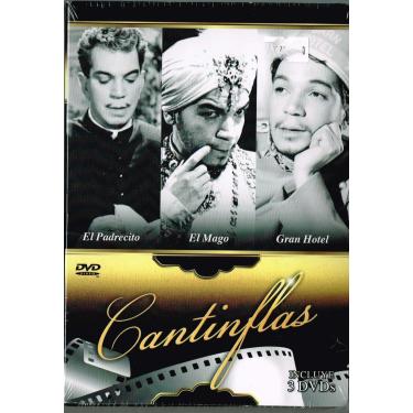 Imagem de Cantinflas Mario Morino Three Spanish Movies DVD Set El Padre, El Mago, Gran Hotel - 3 DVDs