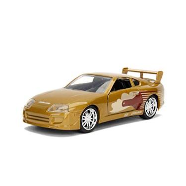 Imagem de Slap Jack Toyota Supra de Ouro "Fast & Furious" Filme 1/32 Fundido Modelo de Carro por Jada