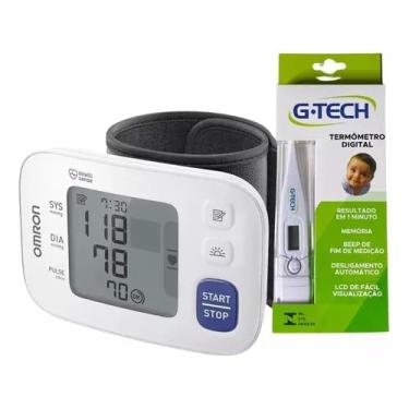 Imagem de Kit Aparelho De Medir Pressão Arterial Onrom + Termometro