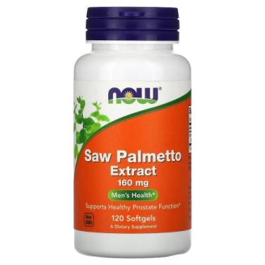 Imagem de Saw Palmetto Extract 160 Mg Cápsula 120 - Now Foods