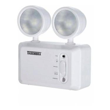 Imagem de Bloco Autônomo Led De Emergência 2 Faróis Taschibra Bivolt