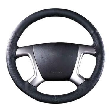 Imagem de Capa de volante, para Chevrolet Captiva 2007-2014 Silverado 2007-2013, personalize couro costurado à mão DIY