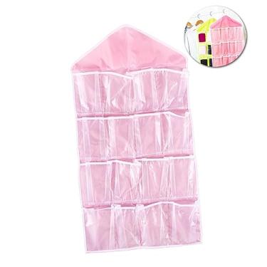 Imagem de OFFSCH 16 Organizador De Guarda-Roupa Organizador De Roupa Íntima Sobre A Porta Saco De Armazenamento Pendurado Bolso De Parede Organizador De Meia Sutiã